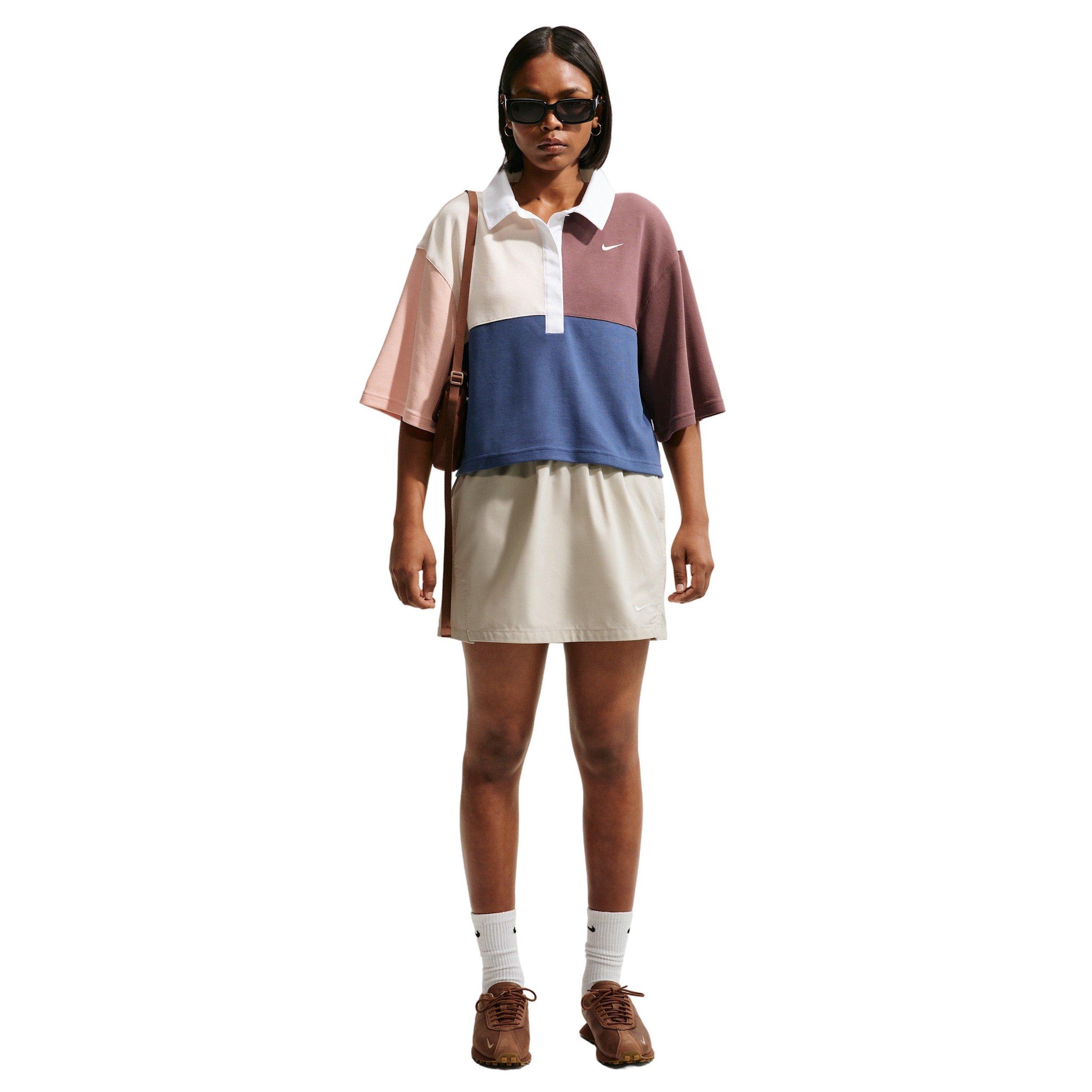 Nike Women's Sportswear Loose Woven Skirt - BEIGE